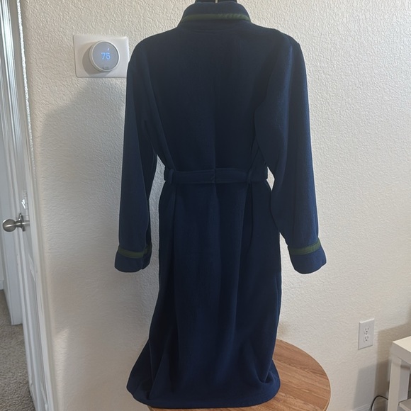“Faded Glory Men’s Navy Blue Fleece Robe Sleepwear Size L - Picture 2 of 6